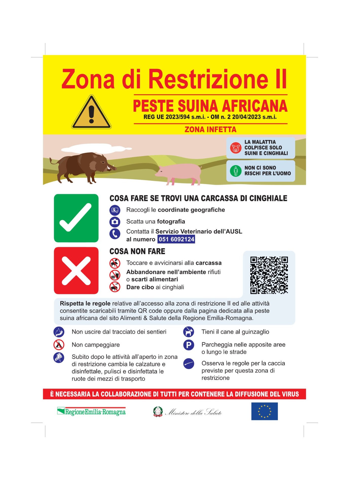 Prevenzione peste suina | Comune di Salsomaggiore Terme